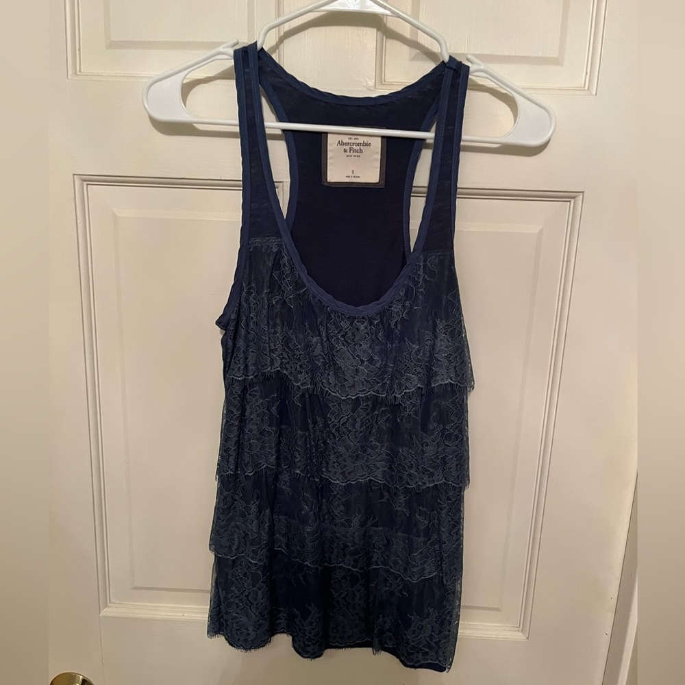 Abercrombie and Fitch Tiered Ruffle Tank